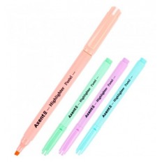 Маркер Axent Highlighter Pastel 2533-40-A, 2-4 мм клиновидный набор из 4-х