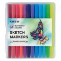 Скетч маркери Kite Butterfly, 12 кольорів