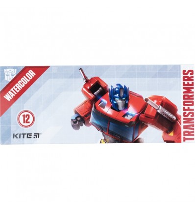 Краски акварельные Kite Transformers TF22-041, 12 цветов