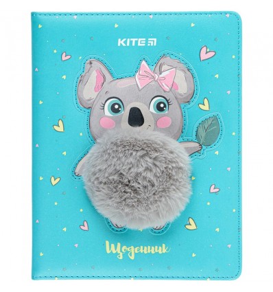 Дневник школьный Kite Pretty koala K22-264-8, твердый переплет, PU