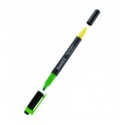 Маркер Axent Highlighter Dual, 2-4 мм клиновидний зелений+жовтий