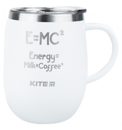 Термокружка Kite Energy Milk Coffee, 360 мл, біла