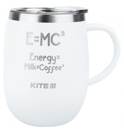 Термокружка Kite Energy Milk Coffee K22-378-03-2, 360 мл, біла