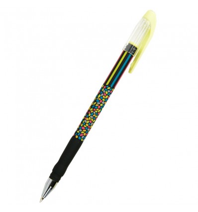 Ручка кулькова Axent Neon mosaic, синя