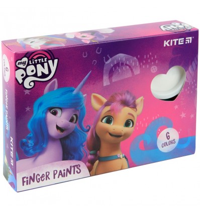 Фарби пальчикові Kite My Little Pony, 6 кольорів