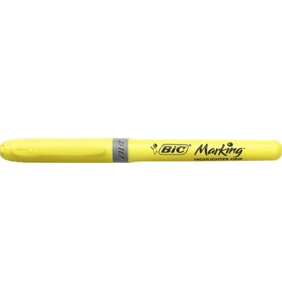 Текстовий маркер BIC "Grip", жовтий