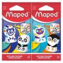 Ластик MAPED ERGO FUN MULTICOLOR, эко блистер по 2 шт.