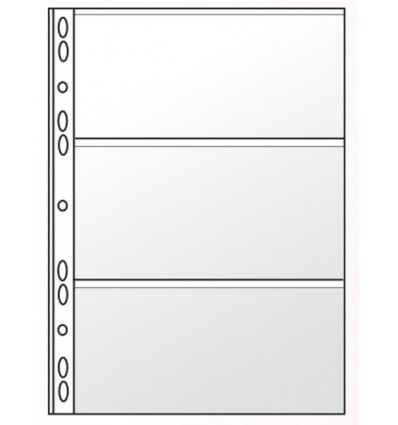 Файл для банкнот PANTA PLAST 0312-0004-00 А4, 11 отворів, PVC