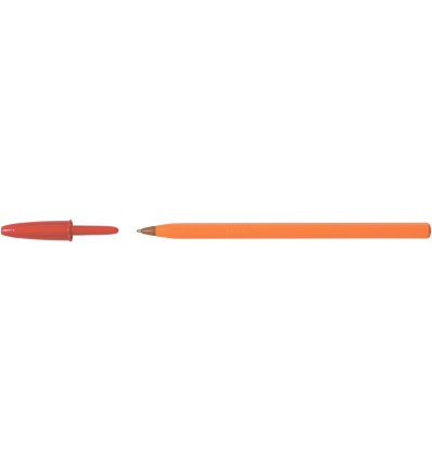 Ручка масляна BIC "Orange", червона