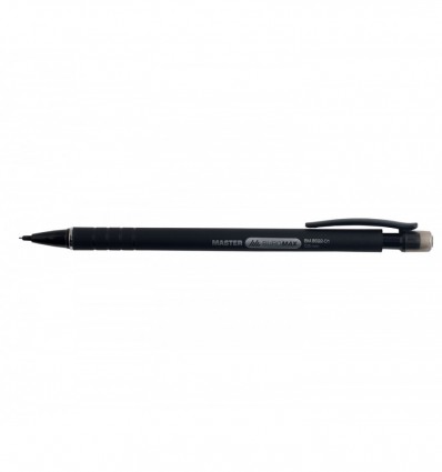 Олівець механічний BUROMAX MASTER, Rubber Touch, 0.5 мм, чорний