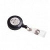 Клип-рулетка BUROMAX для бейджа, черная ( BM.5419 )
