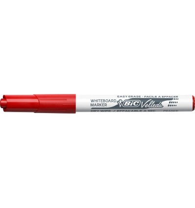 Маркер для сухостираемых досок BIC "Velleda", 1.6 мм, червоний ( bc9581691 )