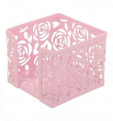 Бокс для бумаги BUROMAX ROSE PASTEL, металлический, розовый ( BM.6217-10 )