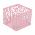 Бокс для бумаги BUROMAX ROSE PASTEL, металлический, розовый ( BM.6217-10 )