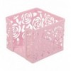 Бокс для бумаги BUROMAX ROSE PASTEL, металлический, розовый