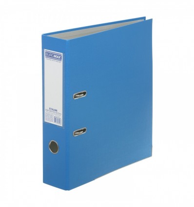 Папка-регистратор односторонняя ETALON А4, 70мм, светло-синий