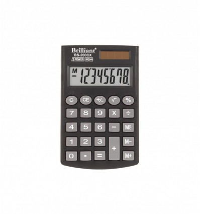 Калькулятор кишеньковий Brilliant BS-200CX, 8 розрядів