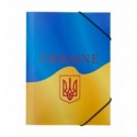 Папка на резинке В5, UKRAINE, BUROMAX ARABESKI, желтая