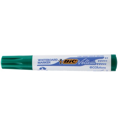 Маркер для сухостираймих дощок BIC "VELLEDA", зелений ( bc904940 )