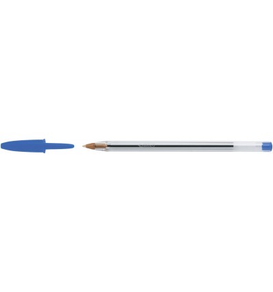 Ручка масляна BIC "CRISTAL", синя