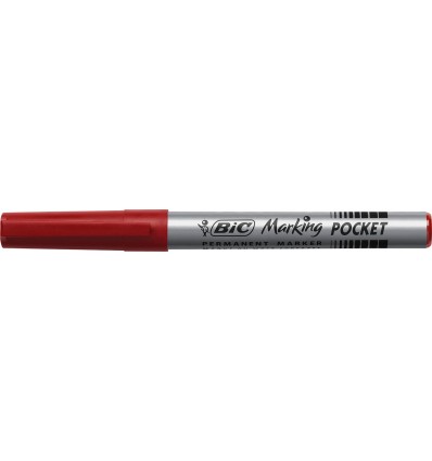 Маркер перманентний BIC Fine, червоний ( bc8209002 )
