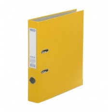 Папка-регистратор односторонняя ETALON А4, 50мм, желтый