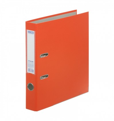 Папка-регистратор односторонняя ETALON А4, 50мм, оранжевый