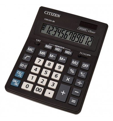 Калькулятор Citizen CDB1201-BK, 12 розрядів