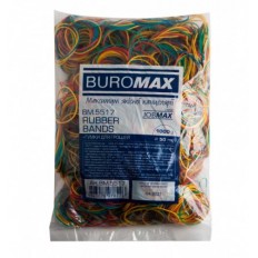 Гумки для грошей BUROMAX JOBMAX, 1000г, асорті