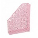 Лоток для паперу BUROMAX ROSE PASTEL, вертикальний , металевий, рожевий ( BM.6261-10 )