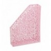 Лоток для паперу BUROMAX ROSE PASTEL, вертикальний , металевий, рожевий