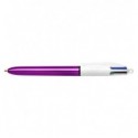 Ручка шариковая BIC "4 in 1 Colours Shine Purple", фиолетовая ( bc982876 )