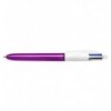 Ручка кулькова BIC "4 in 1 Colours Shine Purple", фіолетова