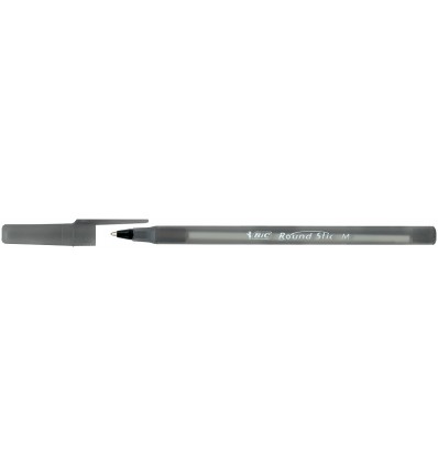Ручка масляная BIC "Round Stic", черная, со штрих-кодом