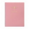 Зошит для записів BUROMAX FAVOURITE PASTEL, В5, 80 аркушів, клітинка, пластикова обкладинка, рожевий