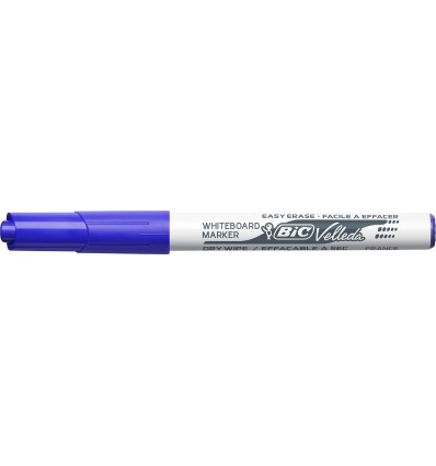 Маркер для сухостираймих дощок BIC "Velleda", 1.6 мм, синій ( bc9581701 )