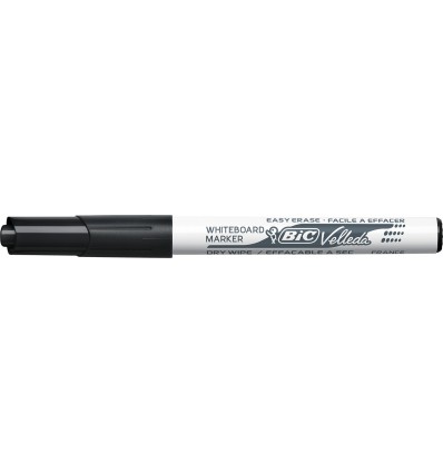 Маркер для сухостираемых досок BIC "Velleda", 1.6 мм, чорний ( bc9581711 )