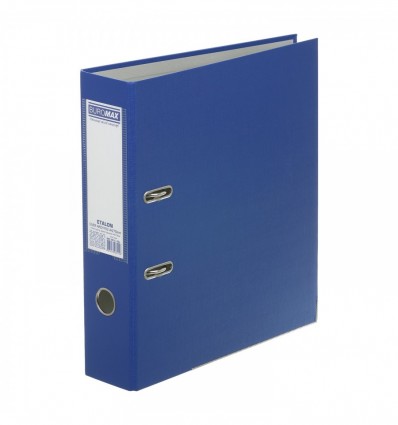 Папка-регистратор односторонняя ETALON А4, 75мм, синий