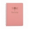 Тетрадь для записей FAVOURITE PASTEL, А6 80 л., клетка, пласт. обл., розовая BM.24652154-10