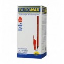 Ручка масляна BUROMAX LINEA BM.8362-03, червона
