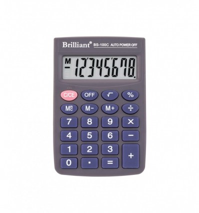 Калькулятор кишеньковий Brilliant BS-100C, 8 разрядний