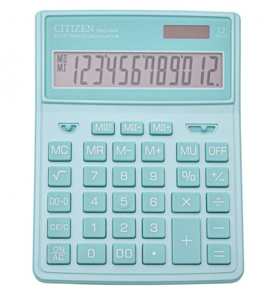Калькулятор CITIZEN SDC-444XRGNE, 12 разрядный