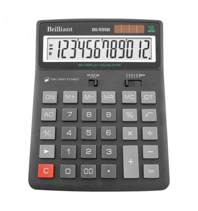 Калькулятор Brilliant BS-555, 12 разрядов