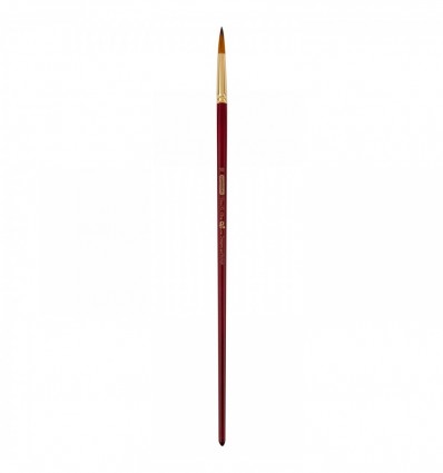 Пензлик синтетичний, ART Line Cherry 6971, круглий, № 10, довга ручка