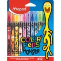 Фломастери COLOR PEPS MONSTER, 12 кольорів ( MP.845400 )