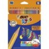 Карандаши цветные BIC "Evolution Stripes", 18 шт.