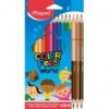 Олівці кольорові COLOR PEPS Classic + 3 олівці Duo , 12 кольорів ( MP.832071 )