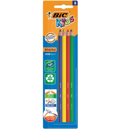 Олівці кольорові BIC "Kids Evolution", 8 шт ( bc9464831 )