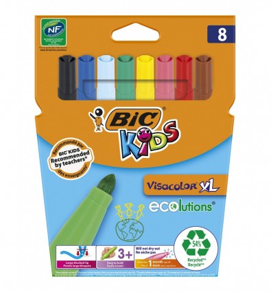 Фломастери "Kids Visacolor XL", 8 кольорів ( bc8290062 )