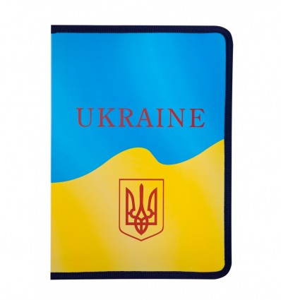 Папка на молнии BUROMAX UKRAINE, А4 желтая